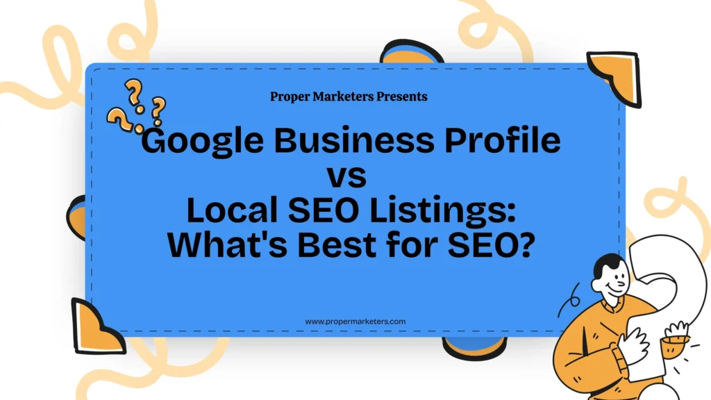 Comparison of Google Business Profile and other local SEO listings with pros and cons for SEO strategy
