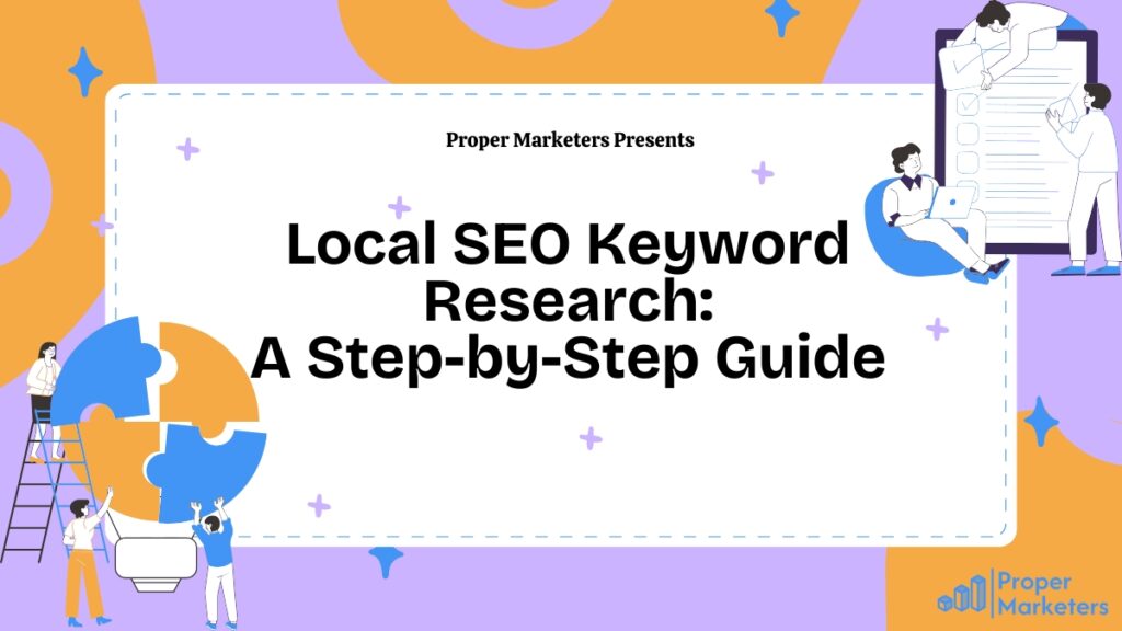 Local SEO keyword research visual guide showing how to find local SEO keywords, long-tail phrases, and geo-targeted search terms